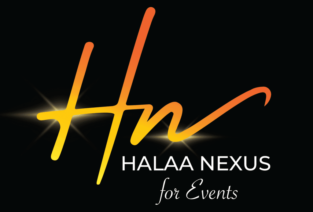 the logo of Halaa Nexus Events Abu Dhabi