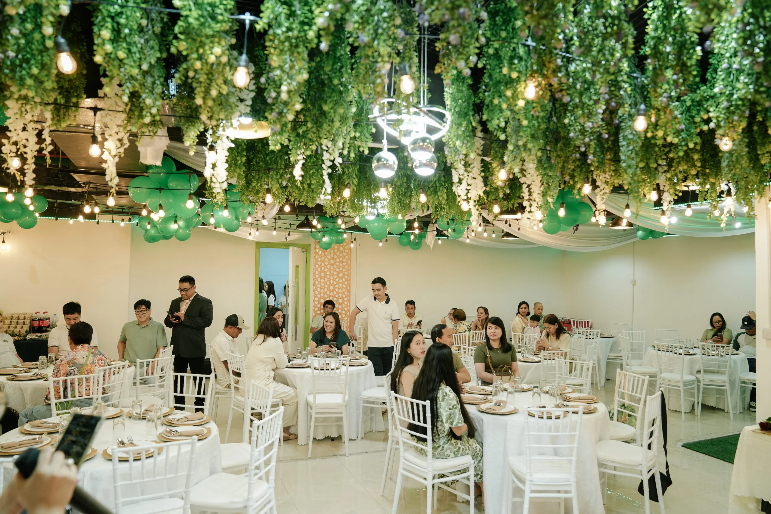 Wedding venue in Abu Dhabi decorated for luxury wedding ceremony
